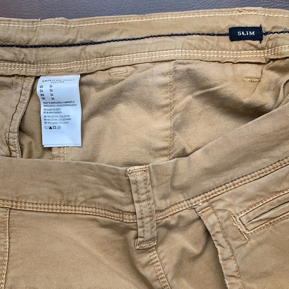American Eagle men’s khaki flat front shorts NWOT - Picture 5 of 5